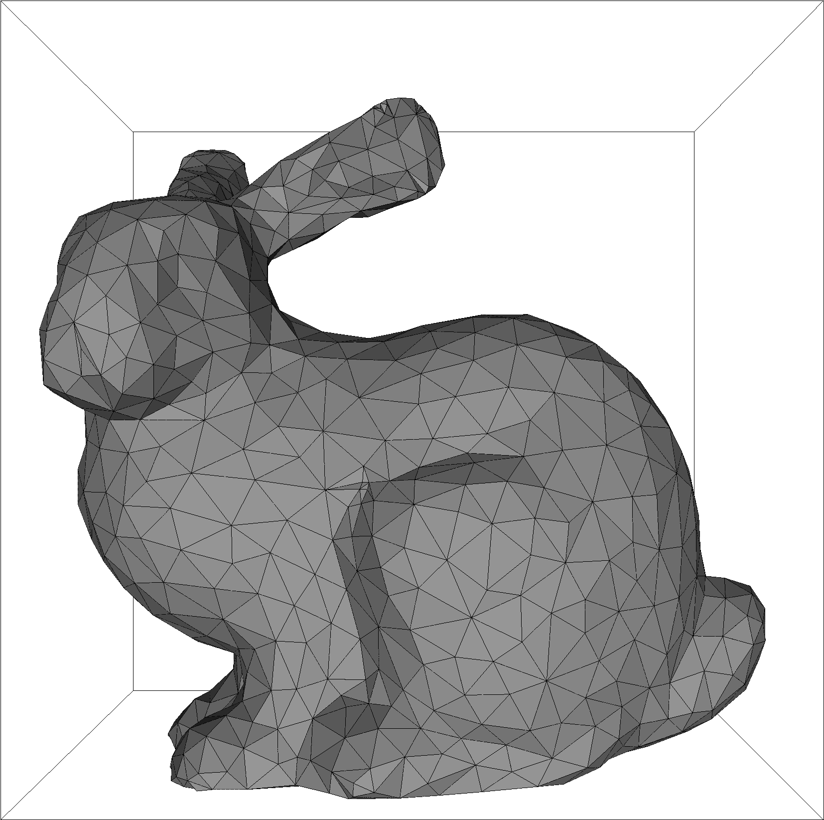 Low Poly Rabbit3 D Model.png PNG