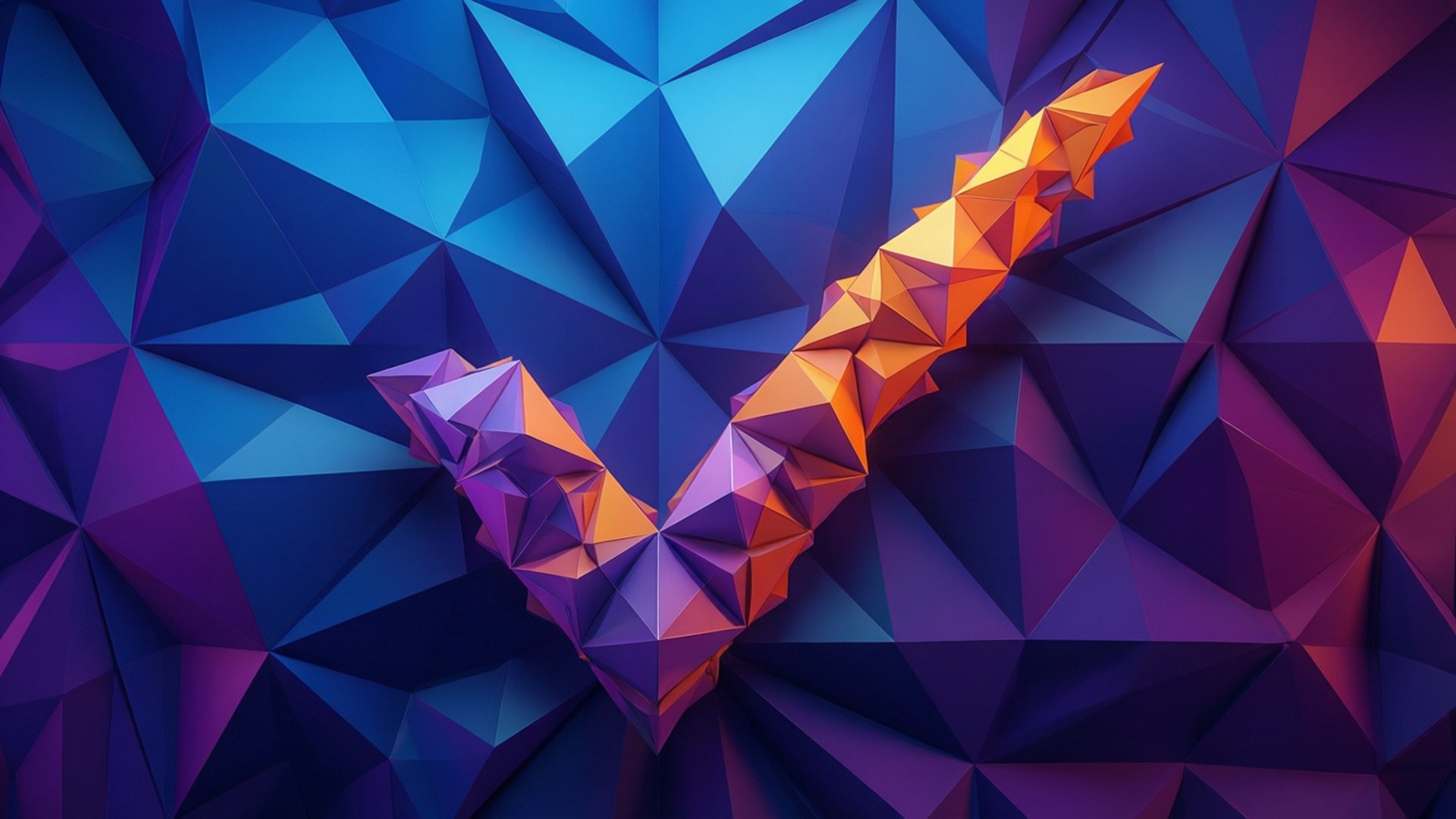 Low Poly Bevestigen Achtergronden