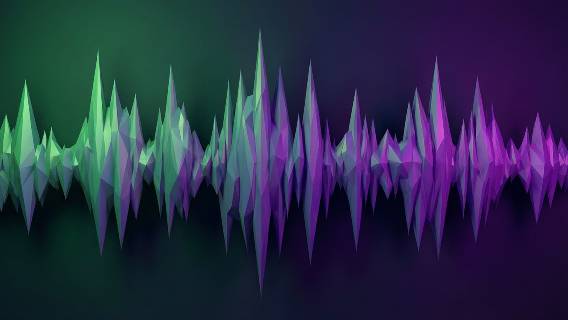 Low Poly Wave Achtergronden