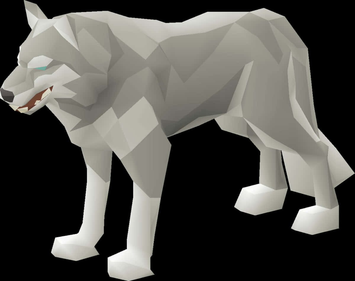 Low Poly Wolf Model.jpg PNG