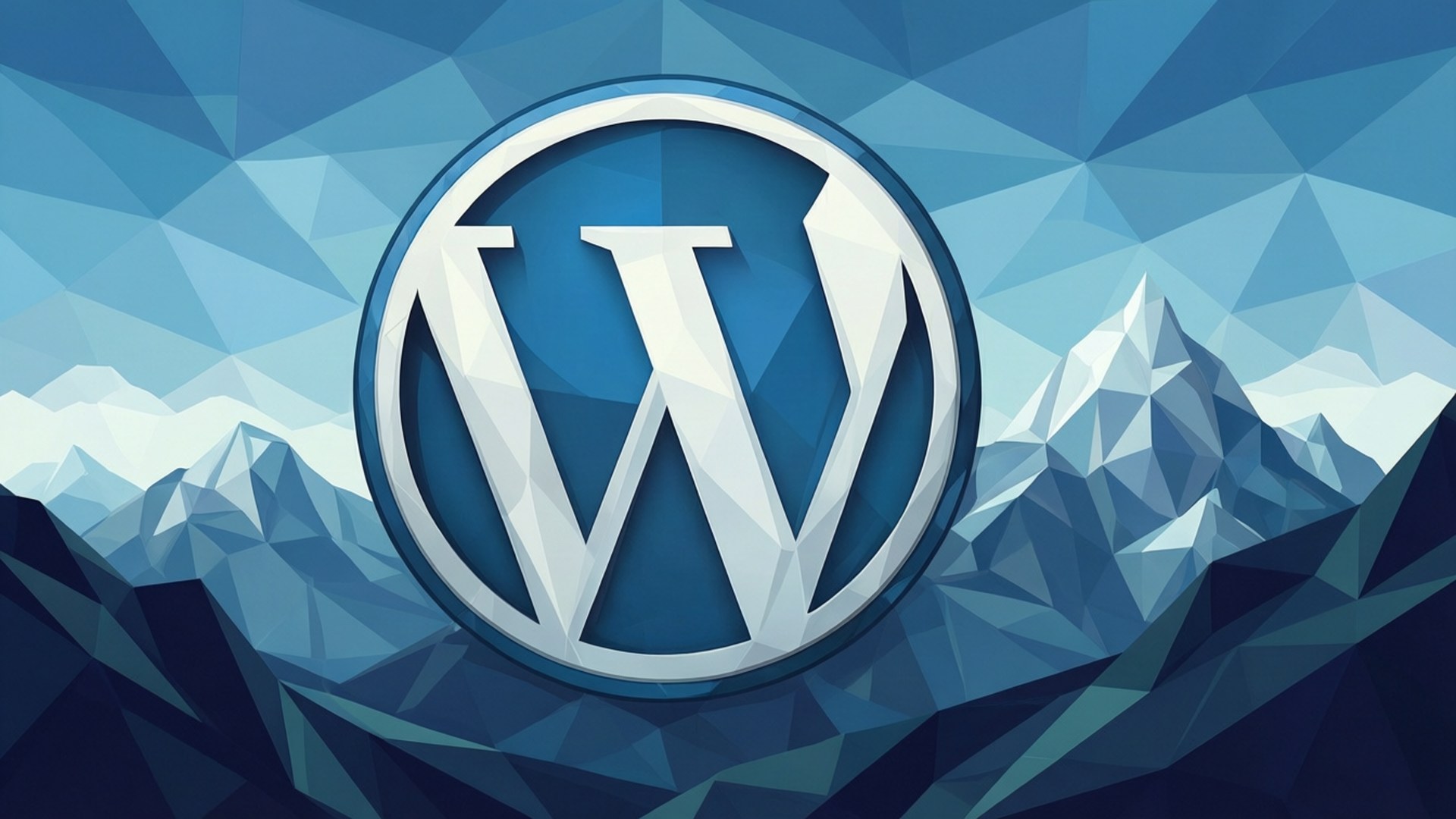 Low Poly WordPress Bakgrundsbilder