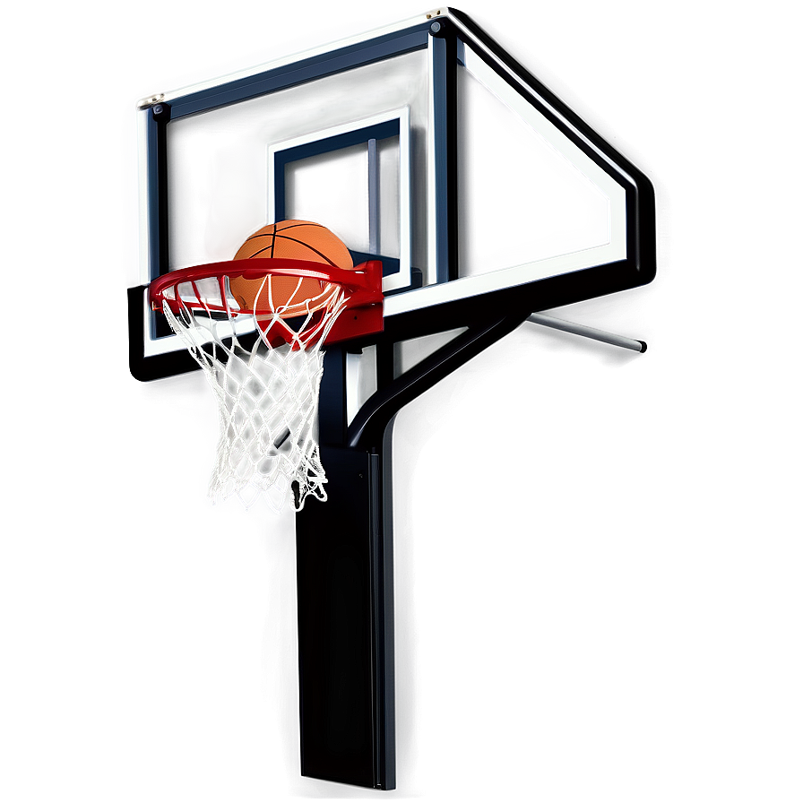 Low Profile Basketball Rim Png 06132024 PNG