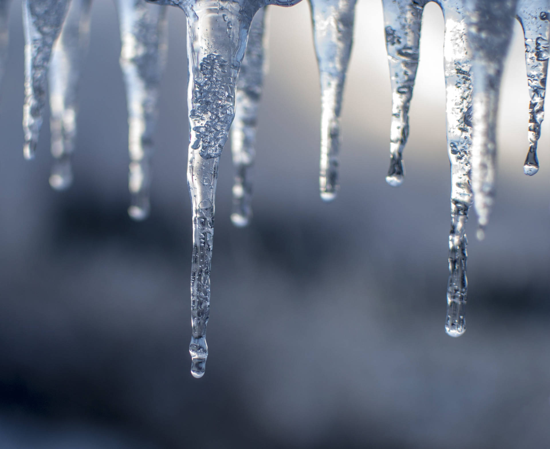 Low Temperature Icicles Background