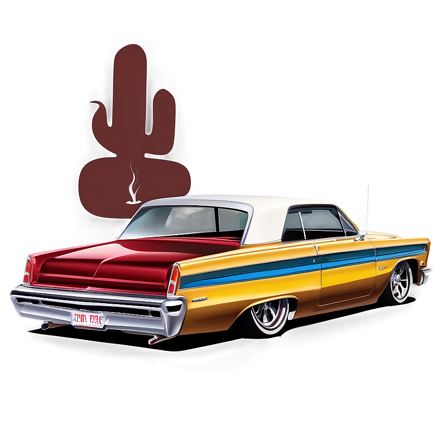 Lowrider Automotive Art Png 06112024 PNG