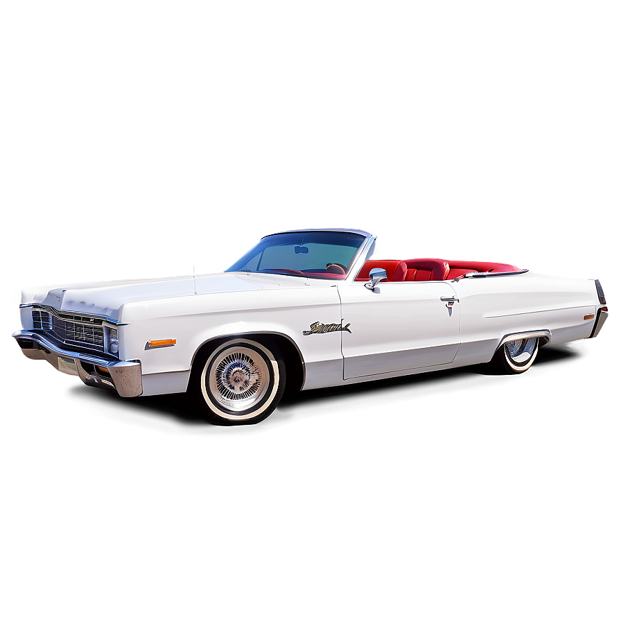 Lowrider Convertible Car Png 06112024 PNG