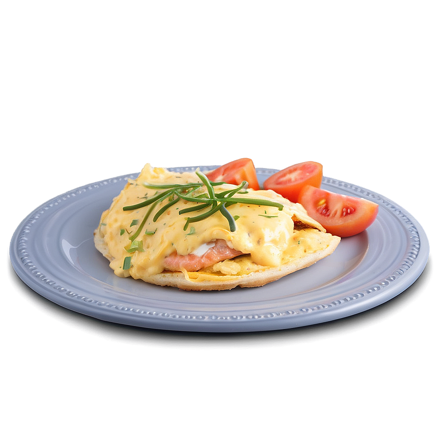 Lox And Cream Cheese Omelette Png Bjw PNG