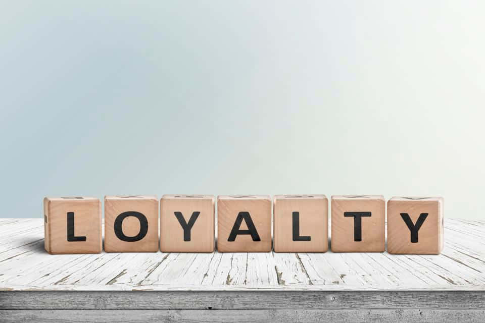 Loyal In Wooden Cubes Wallpaper
