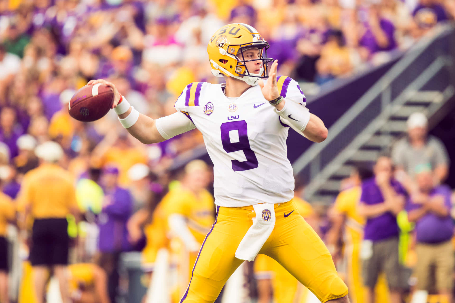 Get Ready for an Exciting Game of LSU Football! Wallpaper