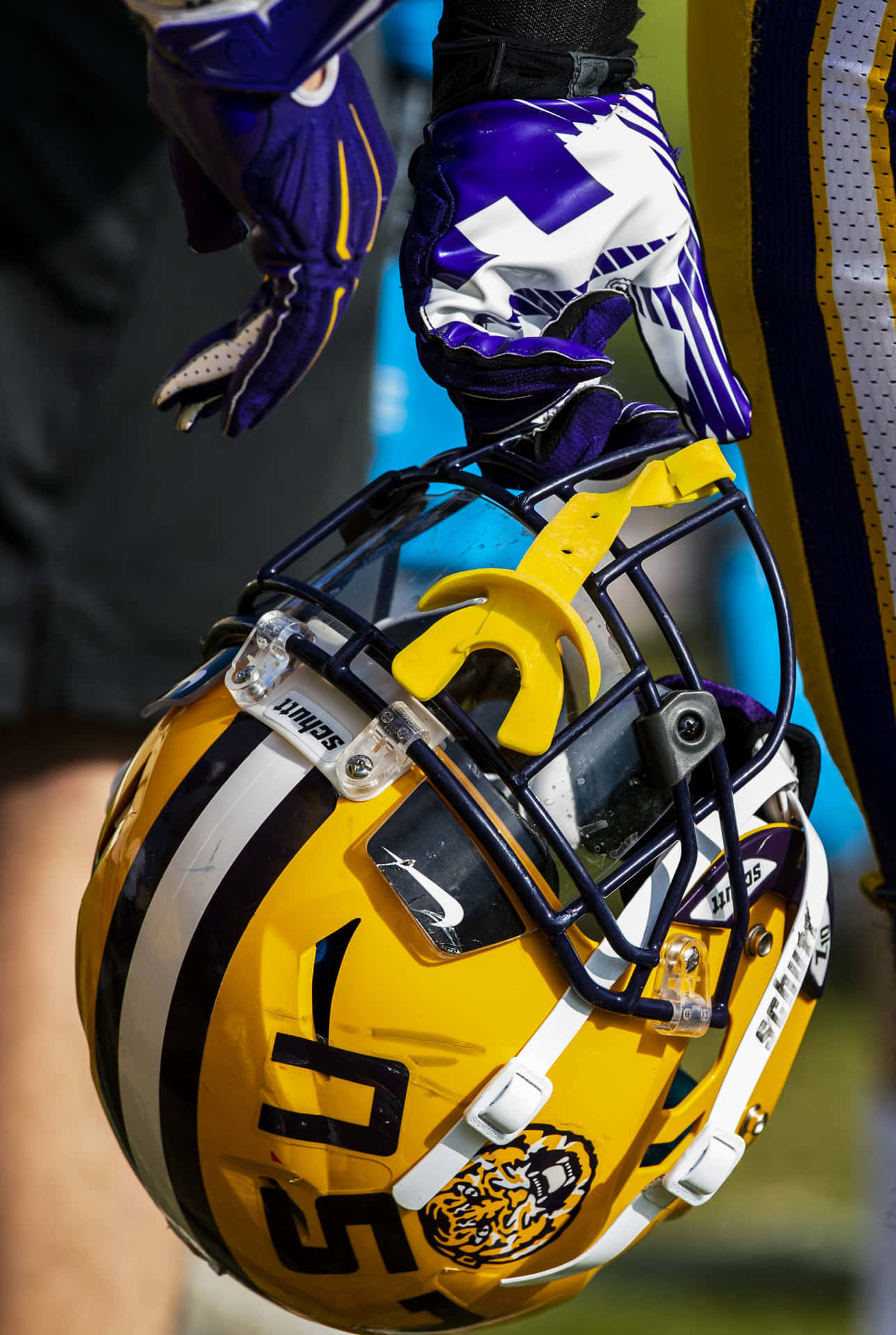 Show your loyalty and support by using an LSU themed iPhone background Wallpaper