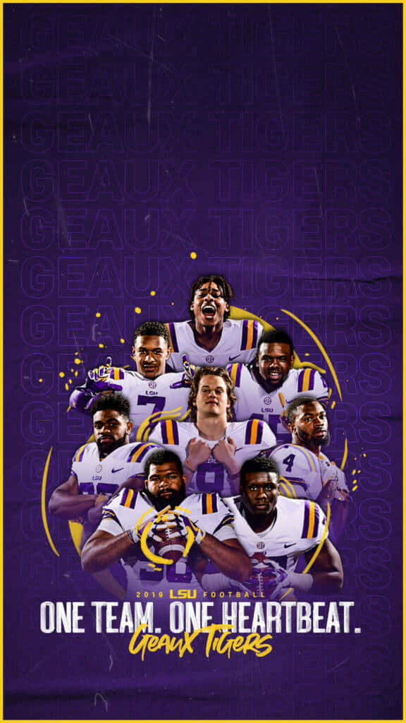 Cheer on the LSU Tigers with your iPhone! Wallpaper
