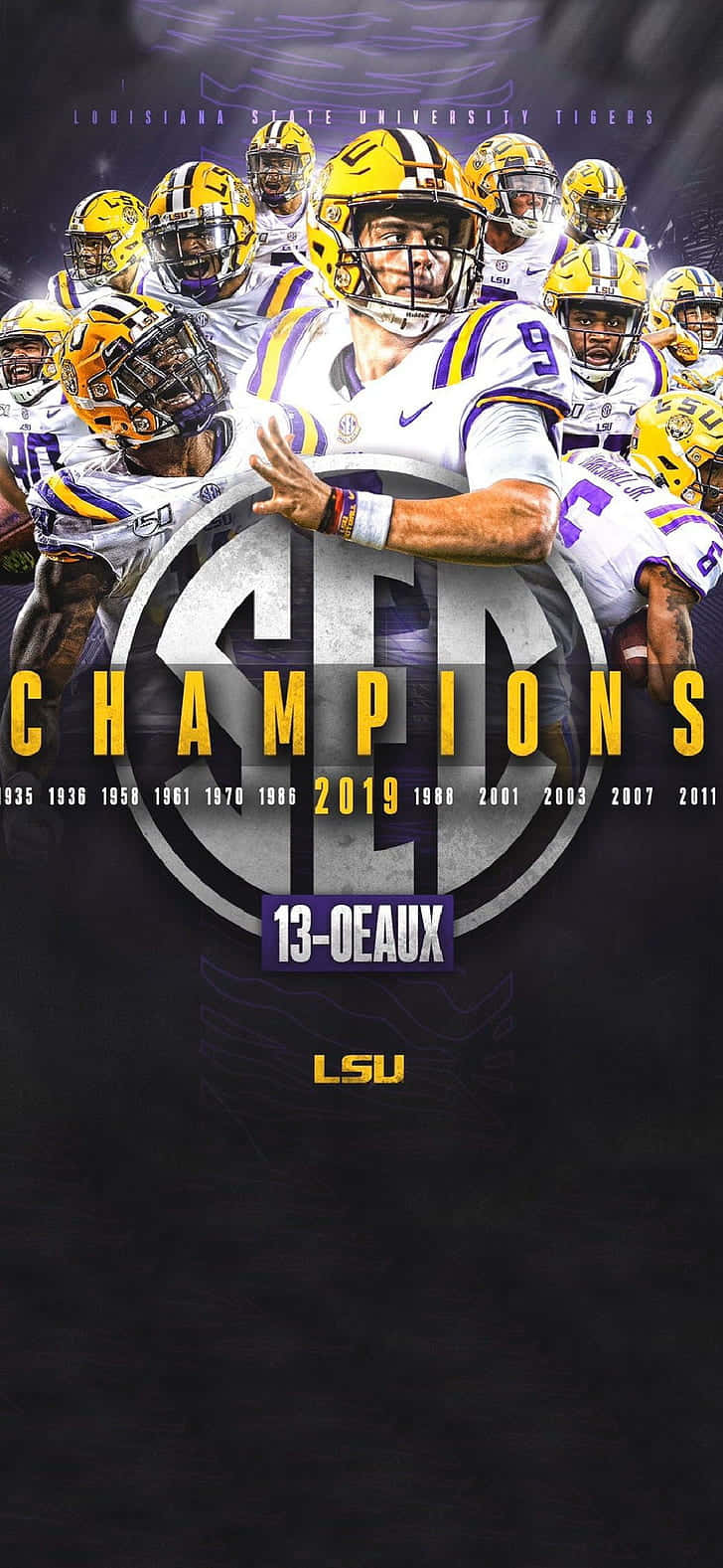 Get your favorite LSU Tigers team logo as wallpaper for your iPhone Wallpaper
