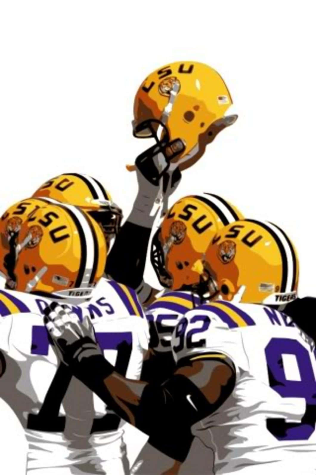 LSU fans unite with their iPhone Wallpaper