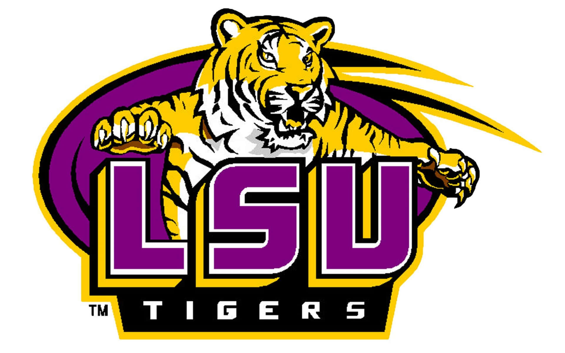 LSU Tigers Logo Vector Tapeter Wallpaper