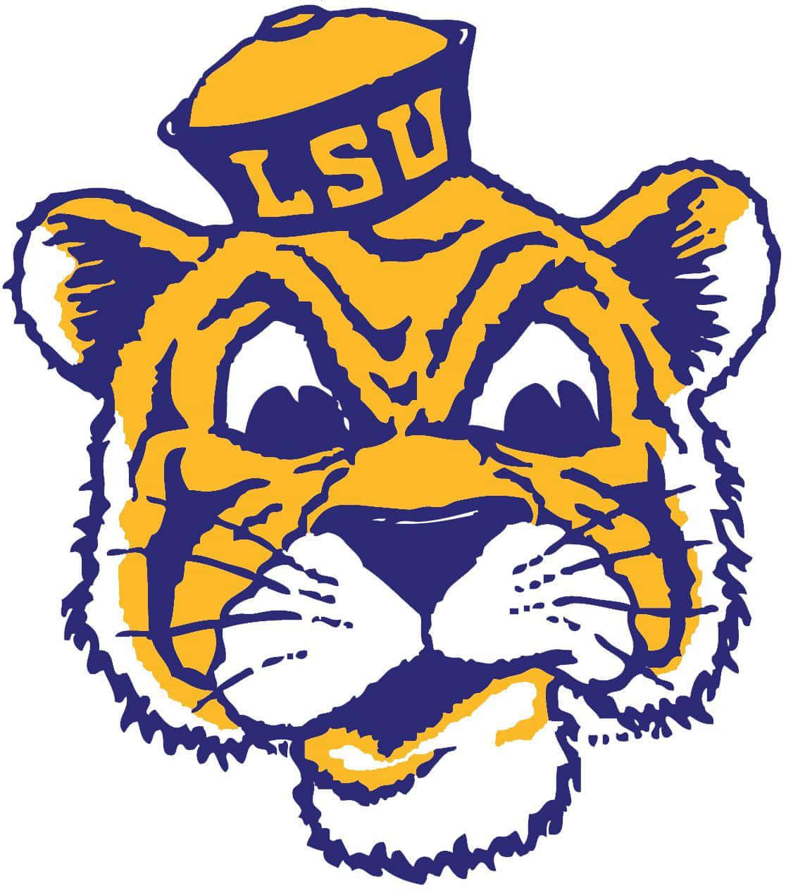 En stolt medlem af LSU Tigers Wallpaper