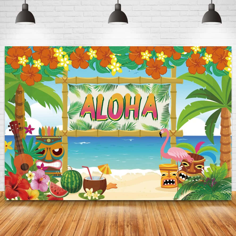 "Experience a Hawaiian Luau at the Beach!"