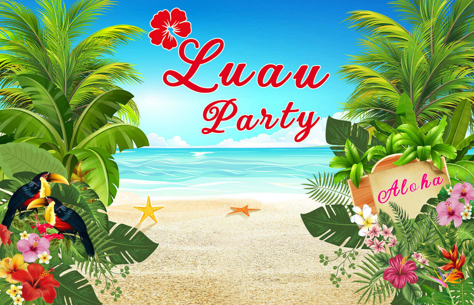 Experience the Bright Colors and Fun of a Luau
