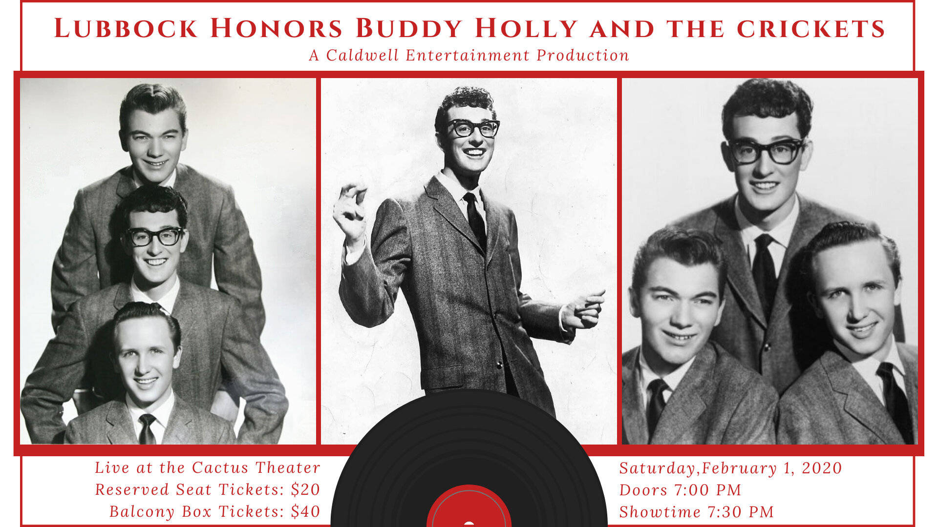 Lubbock Honors Buddy Holly And The Crickets Artists Wallpaper