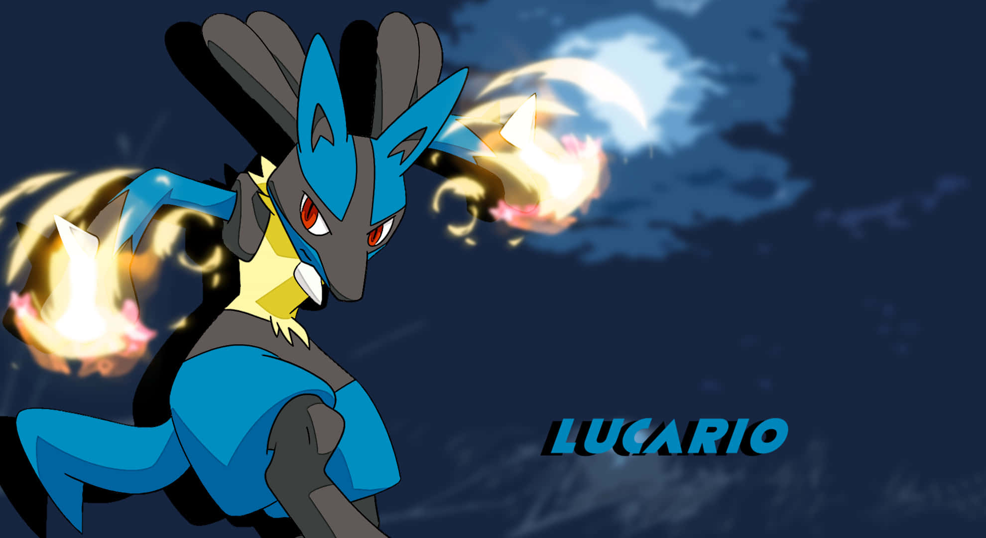 Lucario aura pokemon stage 1 pokemon HD wallpaper  Peakpx