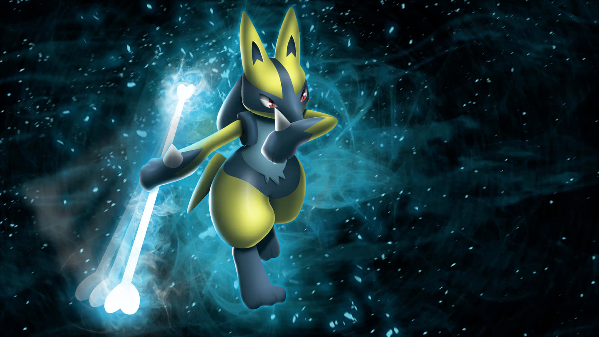 Frigørkraften Af Lucario - Referring To A Possible Wallpaper Featuring Lucario.