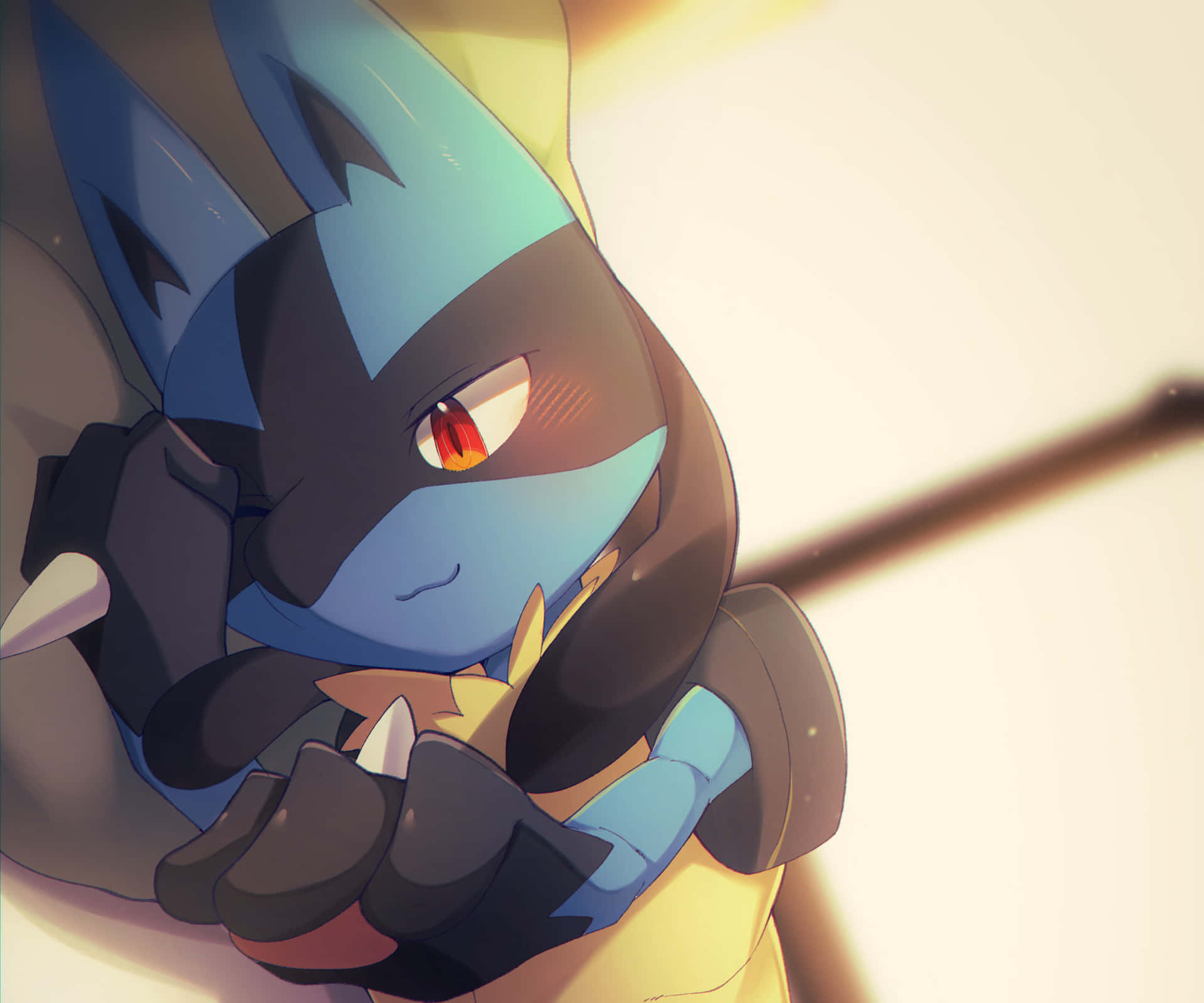 "Team Up with Lucario and Unleash its Power in Battle"