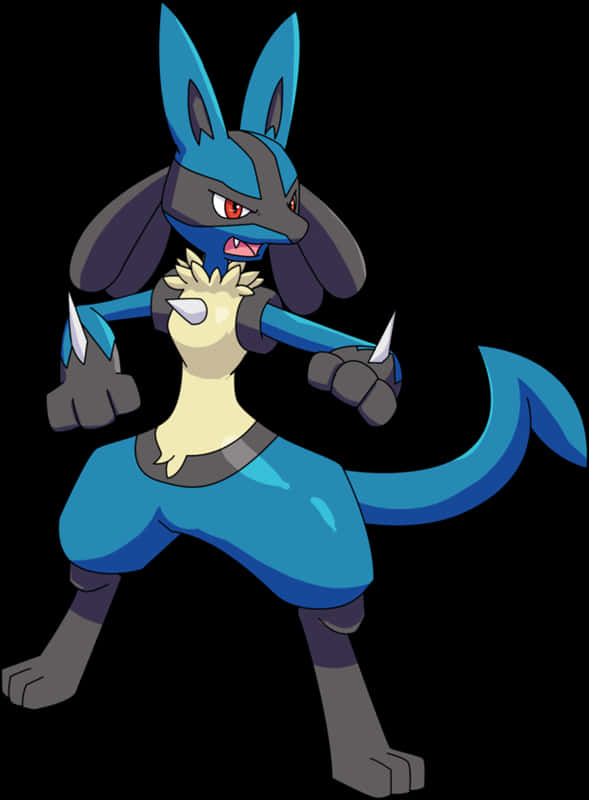 Lucario Pokemon Character PNG