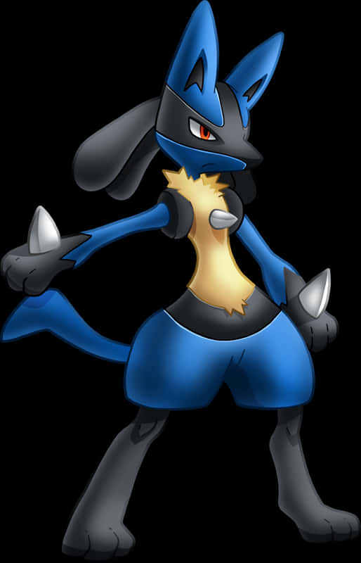 Lucario Pokemon Character PNG