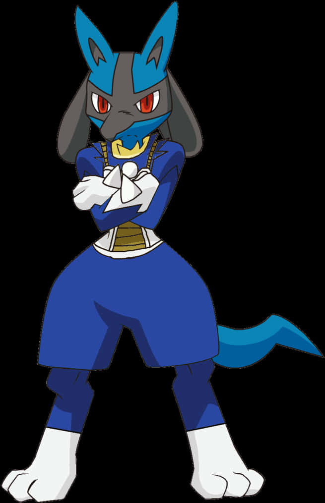 Lucario Pokemon Character Pose PNG
