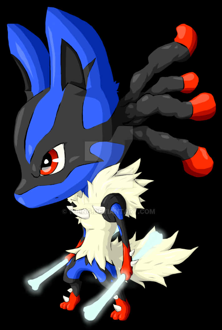 Lucario Pokemon Fanart PNG