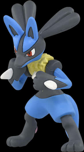 Lucario Pokemon Fighting Stance PNG