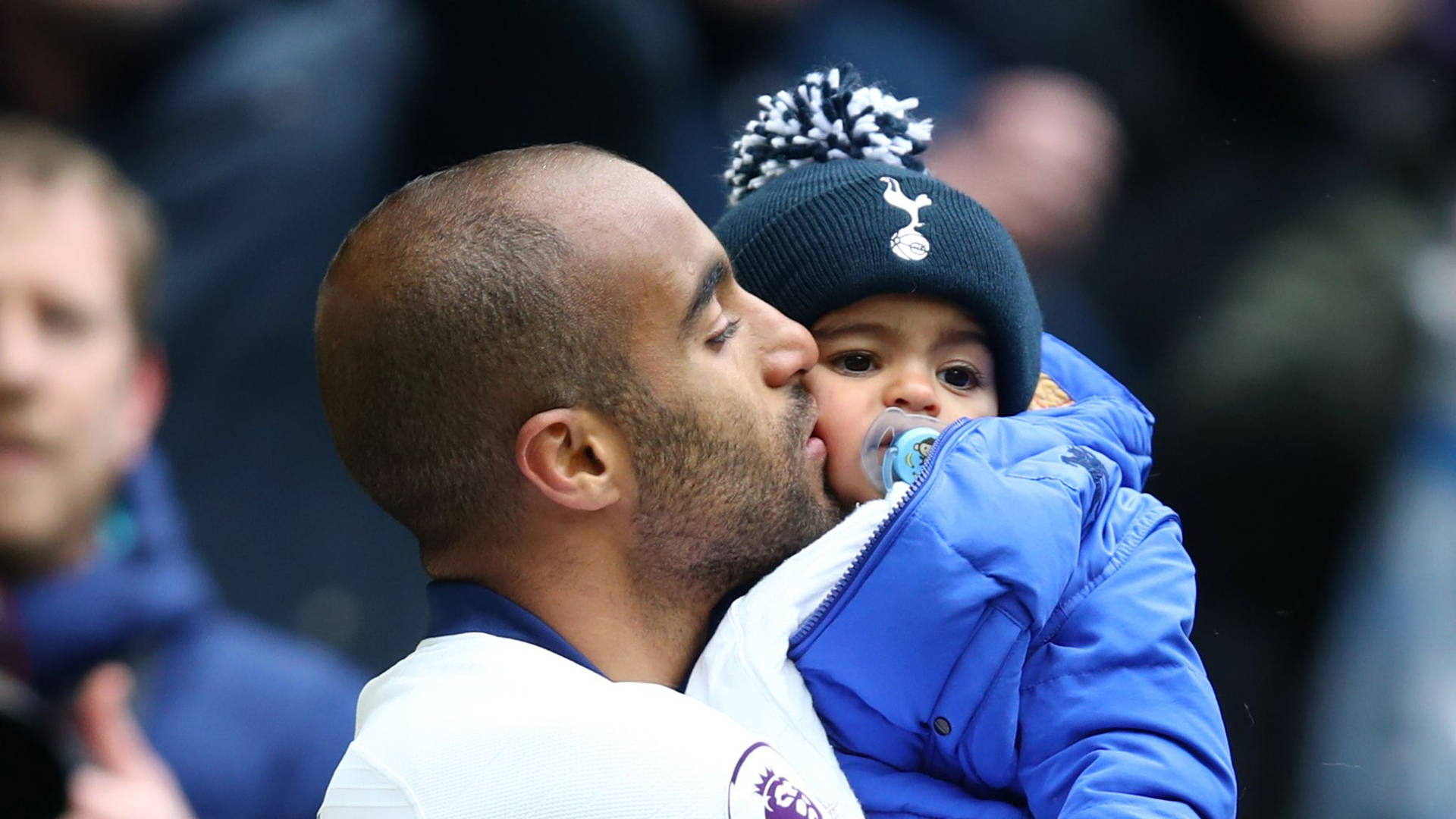 Lucas Moura With Baby Wallpaper