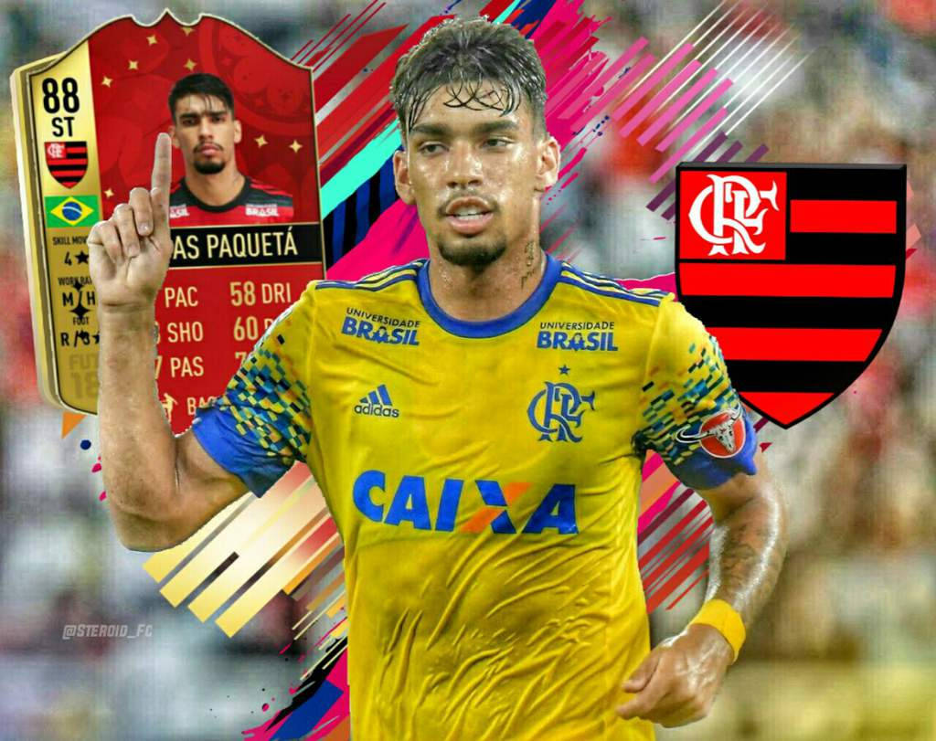 (assuming This Is Referring To A Wallpaper Featuring Lucas Paquetá Wearing A Yellow Jersey) Wallpaper