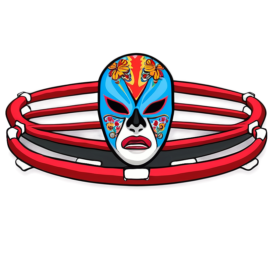 Lucha Libre Wrestling Ring Art Png 90 PNG