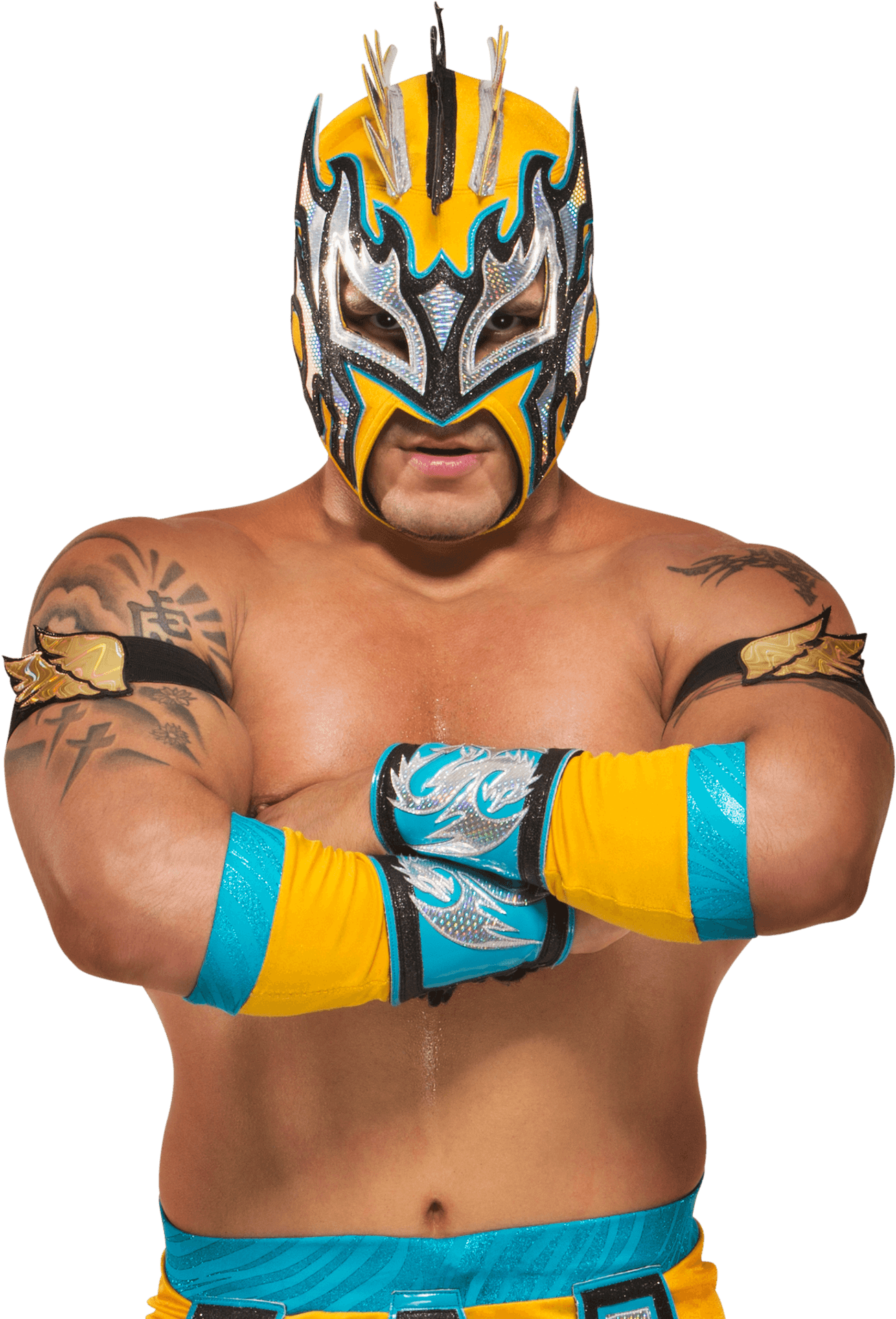Luchadorin Colorful Mask PNG