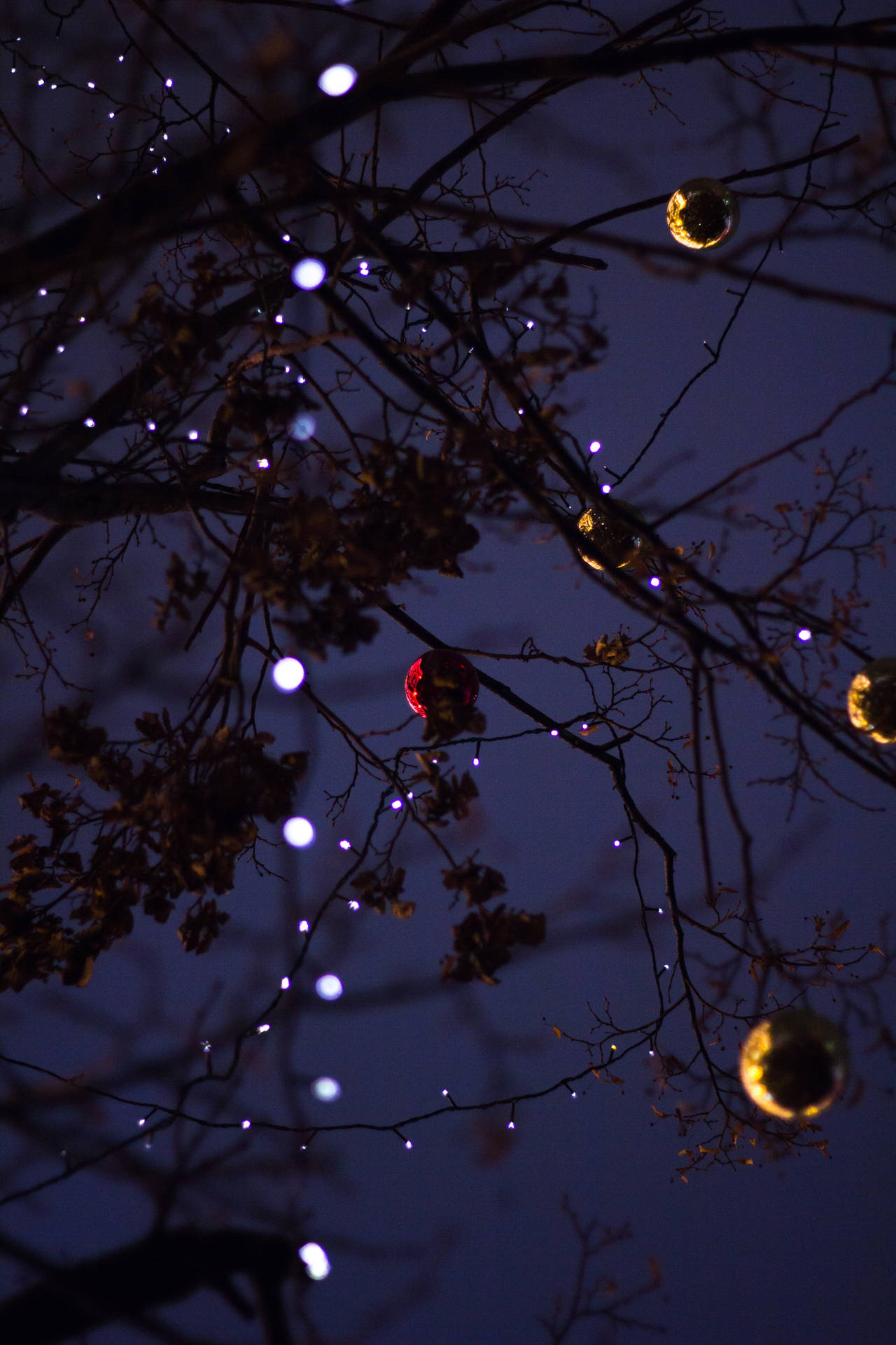 sfondi di luci di natale hd 1080p