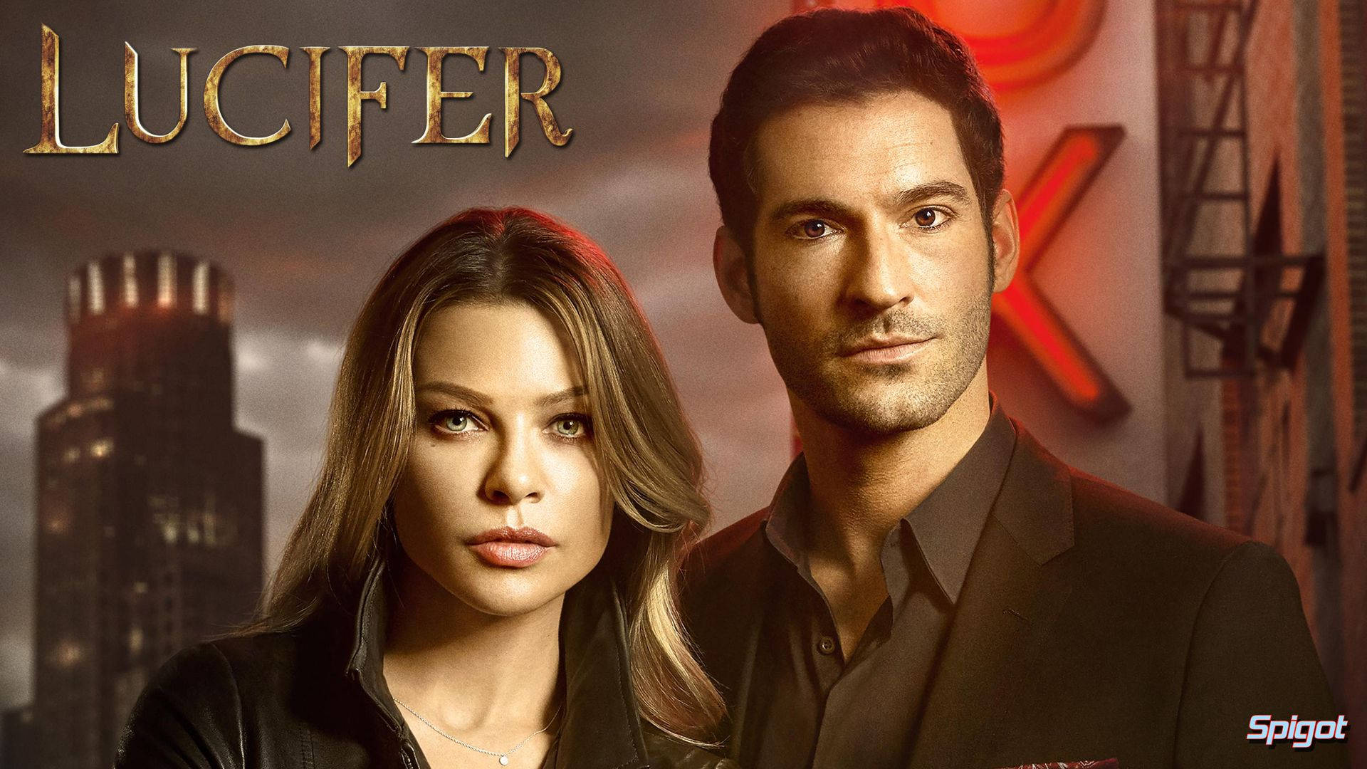 Lucifer And Chloe Hd Poster