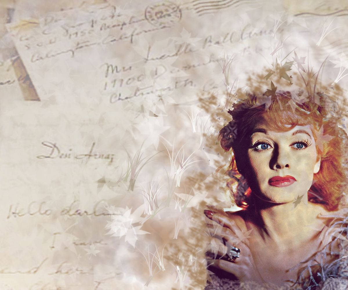 Lucille Ball Letters Wallpaper