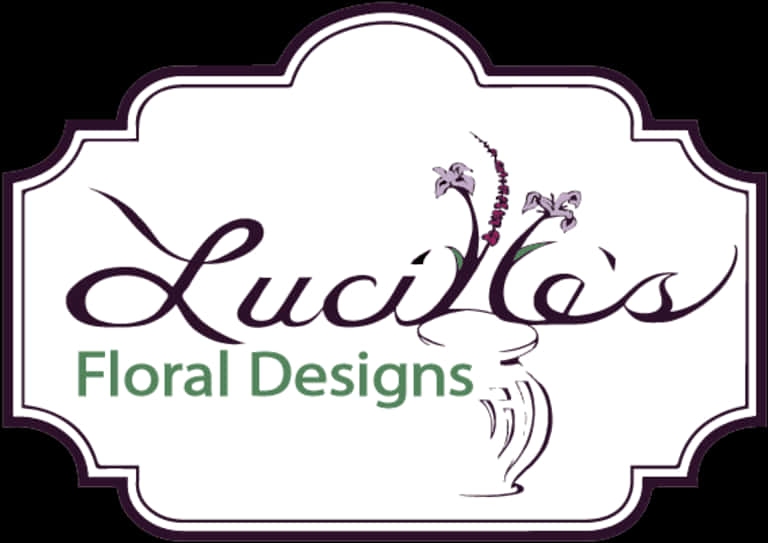 Lucilles Floral Designs Logo PNG