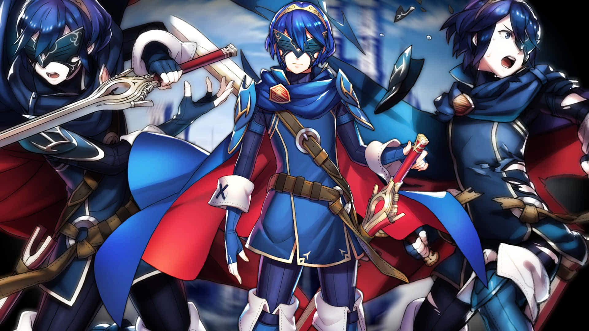 Lucina from the Fire Emblem franchise takes her place as the leader of her people in battle. Wallpaper