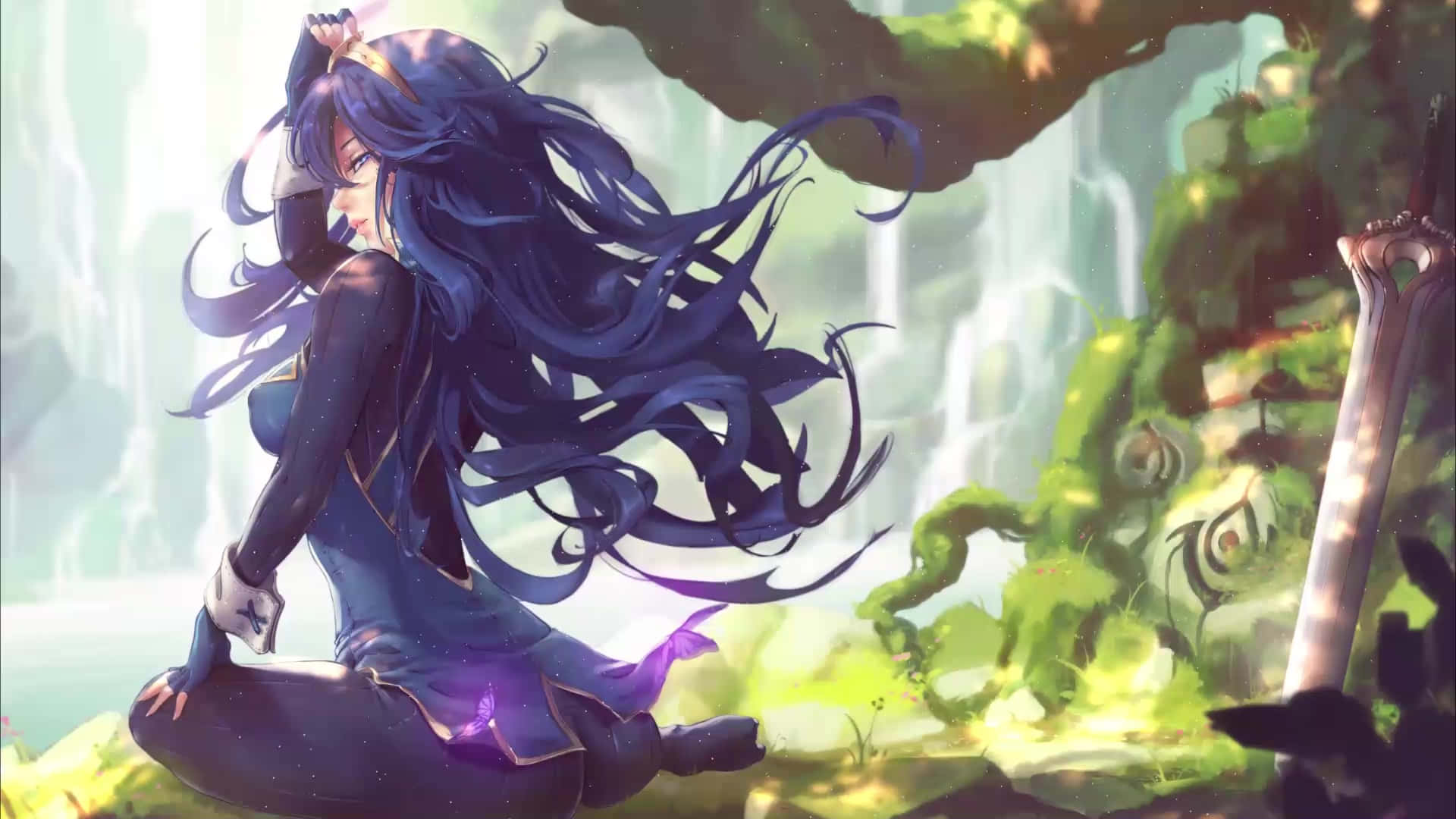 Lucina In Forest Wallpaper