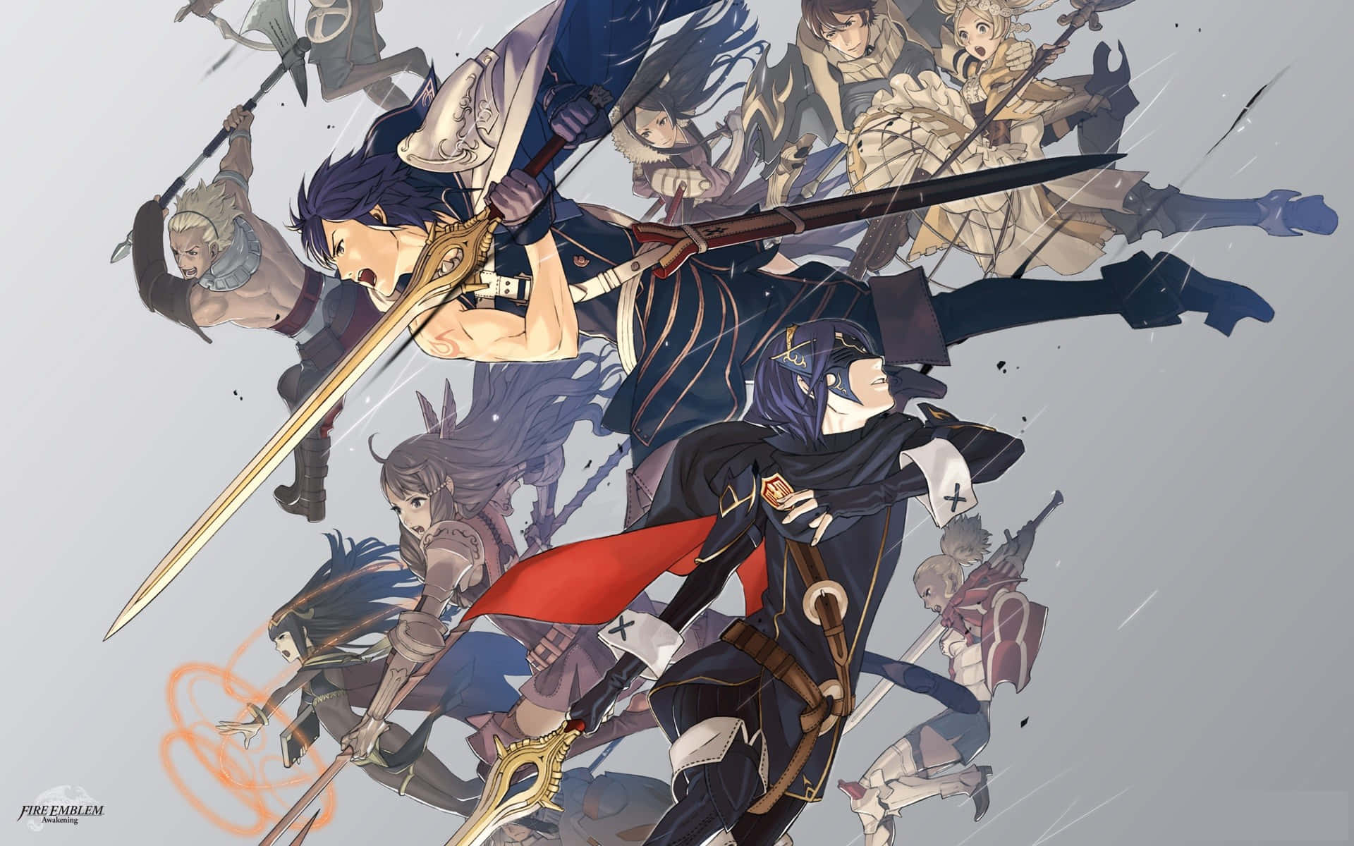 Lucina With Characters Wallpaper