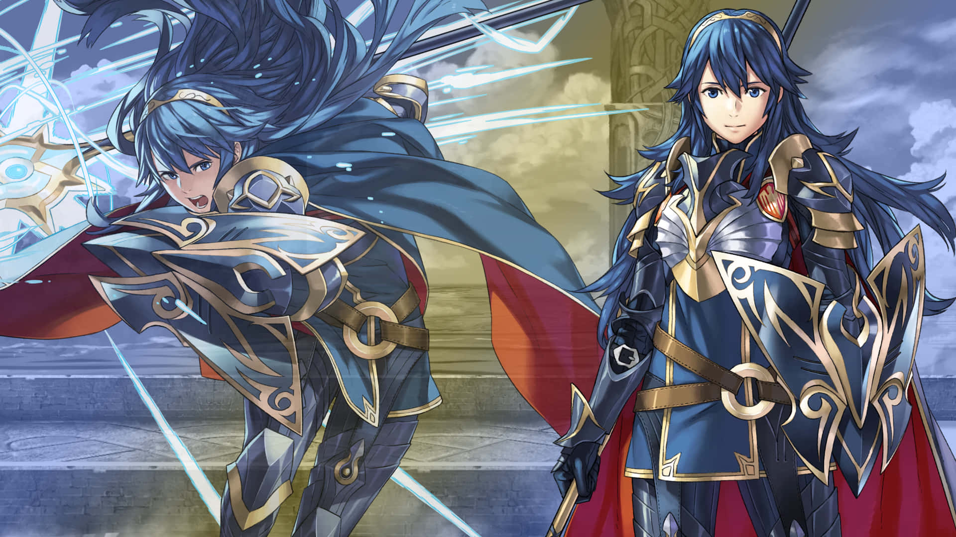 The caring face of Lucina bringing hope to the world. Wallpaper