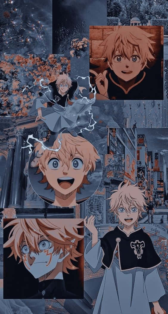 Einecollage Von Anime-charakteren Mit Verschiedenen Gesichtern