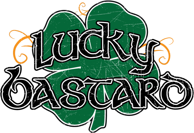 Lucky Bastard Clover Graphic PNG