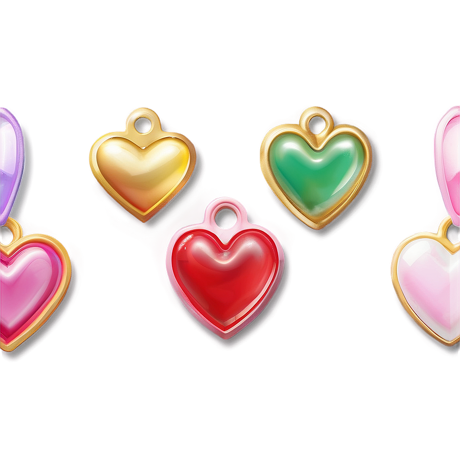 Lucky Heart Charms Png Mvi PNG