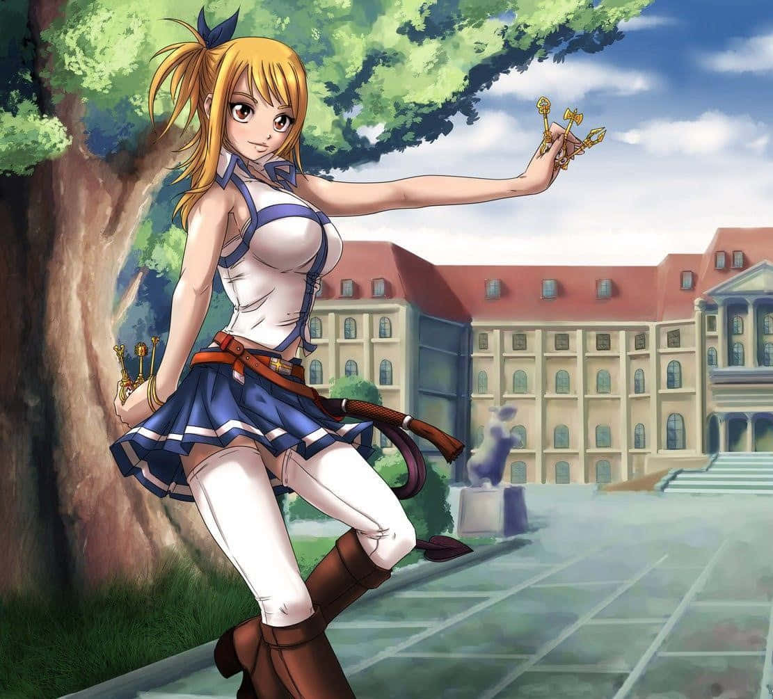 L'attrait Magique De Lucy Heartfilia Fond d'écran