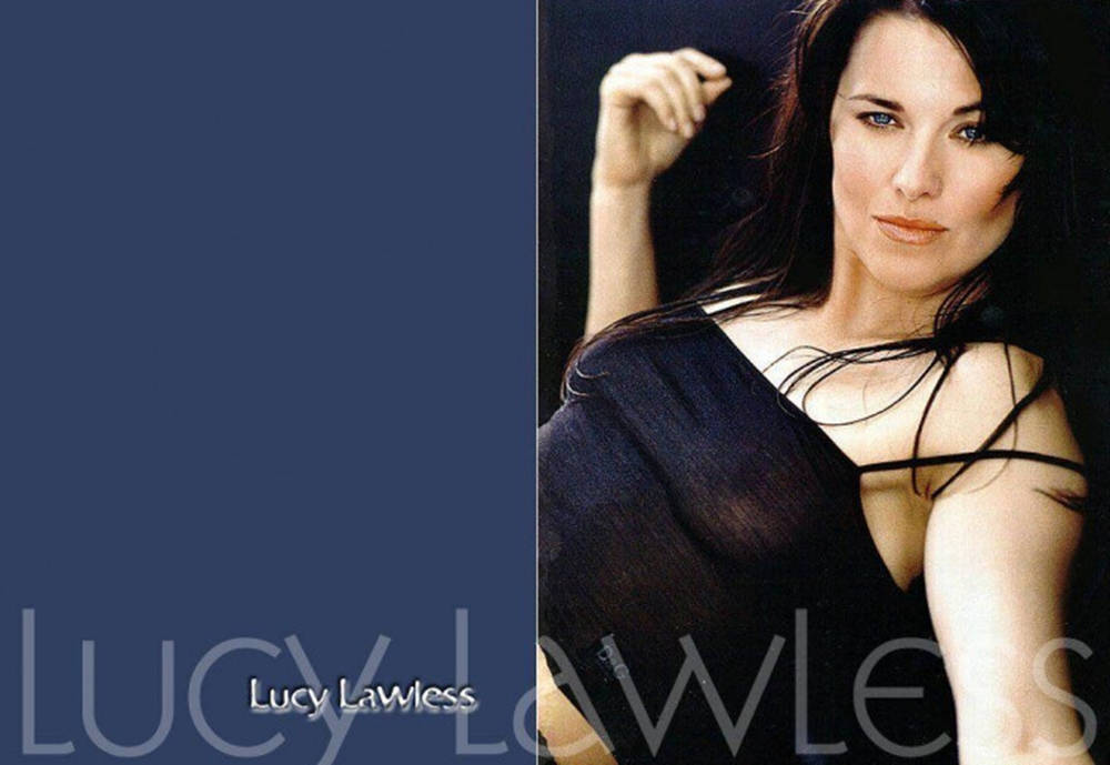 Lucy Lawless Album Cover Wallpaper
