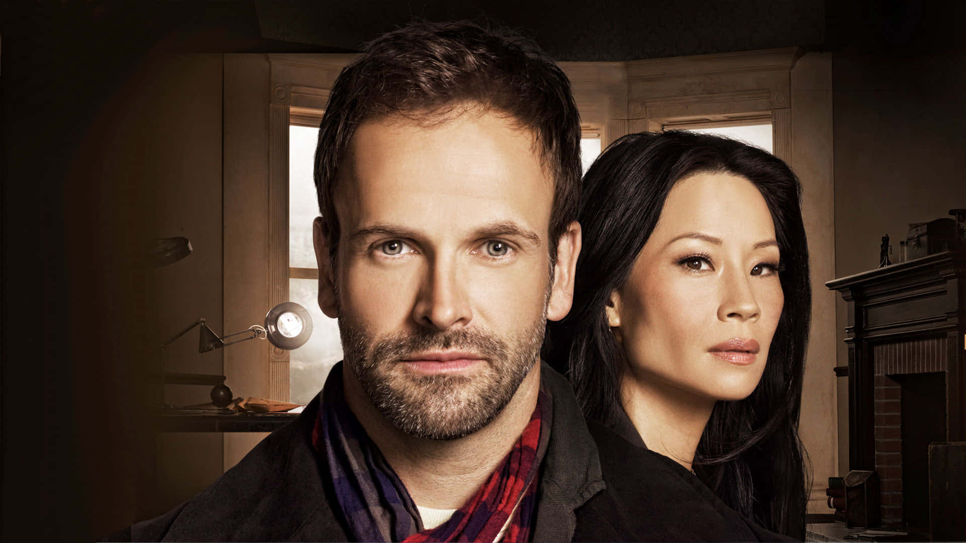 Lucy Liu And Johnny Lee Miller Background