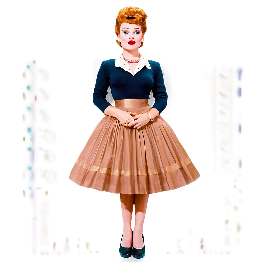 Lucy Ricardo's Most Memorable Outfits Png 06242024 PNG