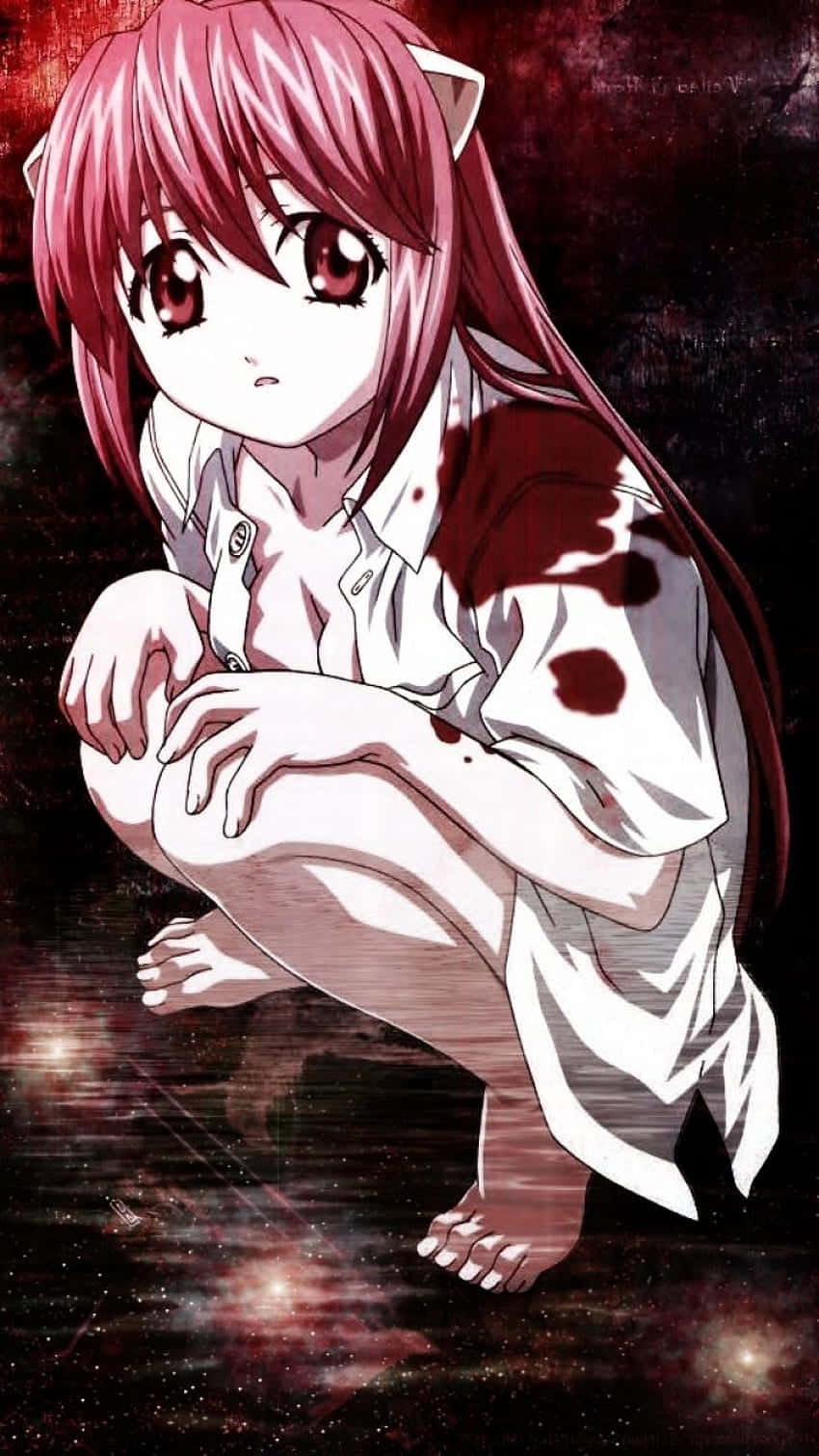 Lucy, The Powerful Diclonius From Elfen Lied Wallpaper