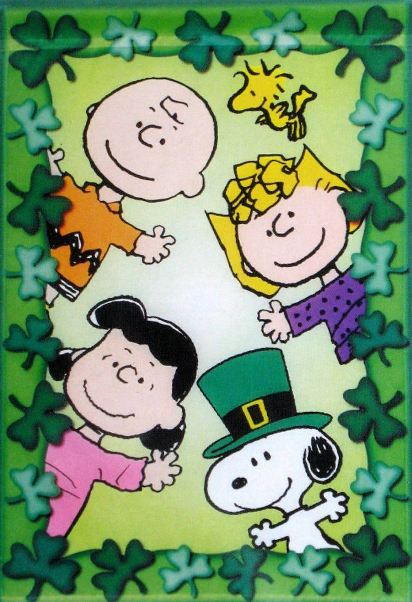 Lucy Van Pelt Saint Patrick's Day Wallpaper